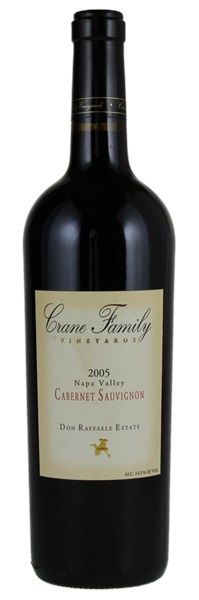 2005 Crane Family Vineyards Don Raffaele Estate Cabernet Sauvignon, 750ml