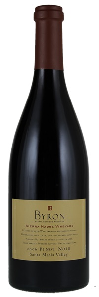 2006 Byron Sierra Madre Vineyard Pinot Noir, 750ml