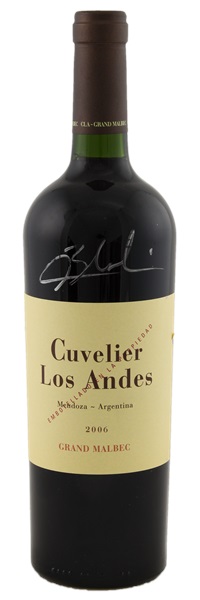 2006 Cuvelier de los Andes Grand Malbec, 750ml