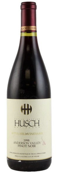 1998 Husch Day Ranch Apple Hill Vineyard Pinot Noir, 750ml