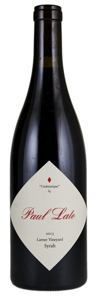 2013 Paul Lato Larner Vineyard Cinematique Syrah, 750ml