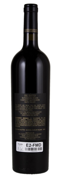 2009 Del Dotto Rutherford Estate Family Reserve Connoisseurs' Series MGX Style Nevers & Allier Alain Fouquet Cabernet, 750ml