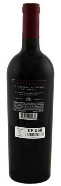 2013 The Prisoner Wine Company Cuttings Cabernet Sauvignon, 750ml