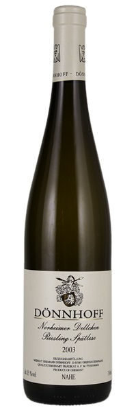 2003 H. Donnhoff Norheimer Dellchen Riesling Spatlese #4, 750ml