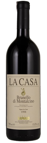 1998 Tenuta Caparzo Brunello di Montalcino La Casa, 750ml