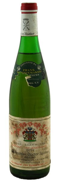 1979 Reichsgraf Von Kesselstatt Bernkasteler Doctor Riesling Spätlese #55, 750ml