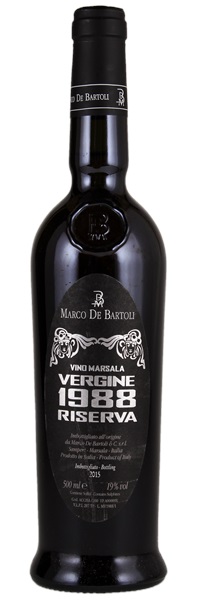 1988 Marco de Bartoli Marsala Vergine Riserva, 500ml