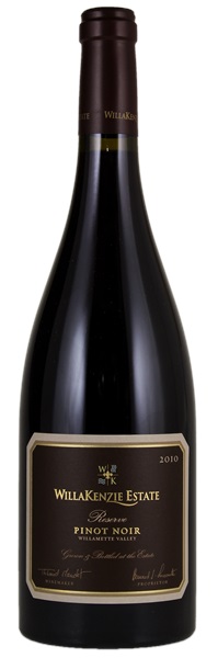 2010 WillaKenzie Estate Reserve Pinot Noir, 750ml