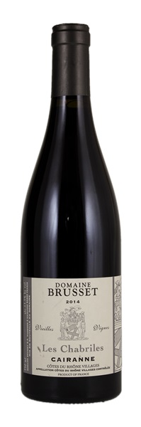 2014 Domaine Brusset Côtes du Rhône Villages Cairanne Les Chabriles, 750ml