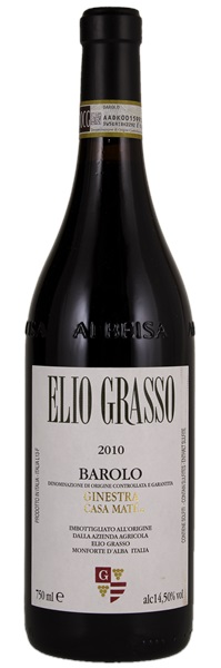 2010 Elio Grasso Barolo Ginestra Vigna Casa Mate, 750ml