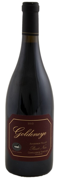 2012 Goldeneye Confluence Vineyard Hillside Pinot Noir, 750ml