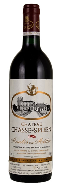 1986 Château Chasse-Spleen, 750ml