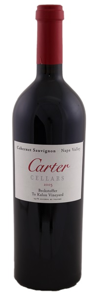 2005 Carter Cellars Beckstoffer To Kalon Vineyard Cabernet Sauvignon, 750ml