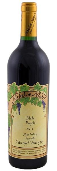 2014 Nickel and Nickel State Ranch Cabernet Sauvignon, 750ml