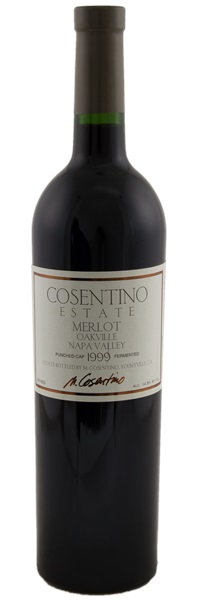 1999 Cosentino Punched Cap Fermented Estate Merlot, 750ml