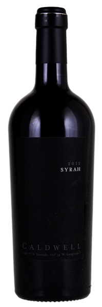 2012 Caldwell Vineyards Society of Smugglers Syrah, 750ml