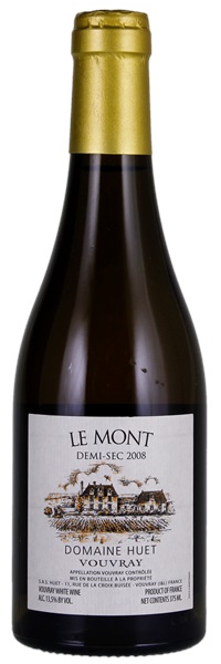 2008 Domaine Huet Vouvray Le Mont Demi Sec, 375ml