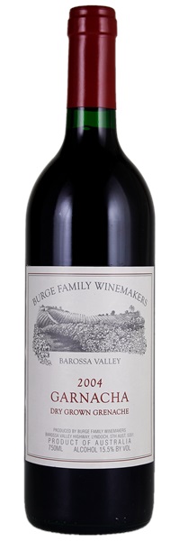 2004 Burge Family Winemaker's Olive Hill Dry Grown Grenache/Garnacha, 750ml