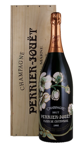 1995 Perrier-Jouet Fleur de Champagne Brut Cuvee Belle Epoque, 3.0ltr,  1-bottle Lot, Wood Case | WineBid | Wine for Sale
