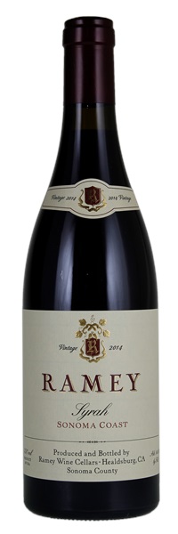 2014 Ramey Sonoma Coast Syrah, 750ml