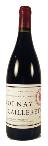 2002 Marquis d'Angerville Volnay Les Caillerets, 750ml