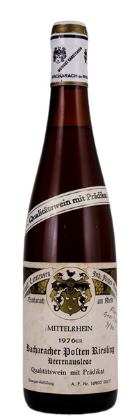 1976 Weingut Carstensen Bacharacher Posten Riesling Beerenauslese #3, 750ml