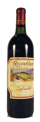 1994 Rosenblum Old Vines Zinfandel, 750ml