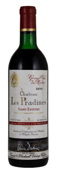 1970 Chateau Les Pradines, 750ml