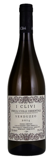 2014 I Clivi Colli Orientali del Friuli Verduzzo, 750ml