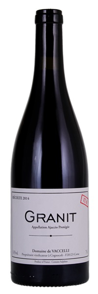 2014 Domaine de Vaccelli Ajaccio Granit 174, 750ml