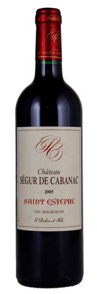 2005 Château Segur De Cabanac, 750ml