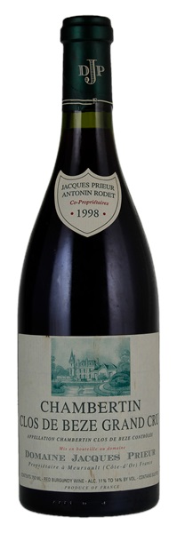 1998 Domaine Jacques Prieur Chambertin Clos de Beze, 750ml