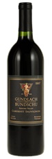 1997 Gundlach Bundschu Rhinefarm Vineyard Cabernet Sauvignon