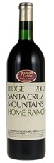 2002 Ridge Home Ranch Santa Cruz Mountains Red