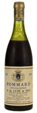 1972 A de Luze  Fils Pommard